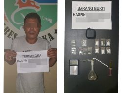Satnarkoba Polres Kolaka Amankan Tersangka Narkoba di Jalan Poros Rate-Rate Ladongi