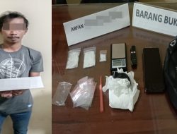 Polisi Amankan Tersangka Narkoba di Jl. Badak Poasia Kendari