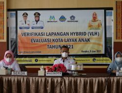Wali Kota Kendari Pimpin Verifikasi Hybrid Kota Layak Anak