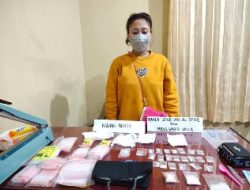 Wanita Penghuni Kos-kosan Terciduk Menyimpan 45,97 Gram Sabu