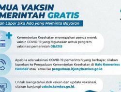 Pemerintah Tunggu Laporan Masyarakat Terkait Vaksin yang Berbayar