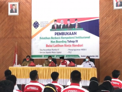 Walikota Kendari Buka Pelatihan Kompetensi di BLK Kendari