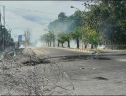 Aksi Unjuk Rasa Ricuh, Satu Mahasiswa Diamankan Polisi