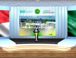 Puncak MILAD Ke 20 UM Kendari, Walikota Kendari Apresiasi Konsep Acara Berbasis Teknologi yang disajikan