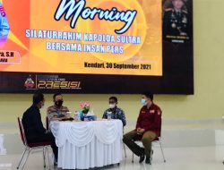 Coffee Morning Kapolda Sultra Bersama Insan Pers: Jurnalis sultra lawan hoax