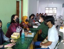 STMIK Catur Sakti Bersama Polres Kota Kendari, Gelar Vaksinasi Ke Dua Untuk Dosis Satu dan Dua