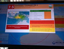 Gempa 7.4 Magnitudo Larantuka NTT Peringatan dini Tsunami Sulsel, NTT, Sultra, NTB, Maluku