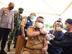 Pemkot Telah Memulai Penguatan  Vaksinasi Kick Of Booster Bagi  Masyarakat Umum.