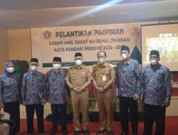 Wali Kota Kendari Lantik  Pipinan Badan Amil Zahat Nasional Kota Kendari Periode 2022-2027