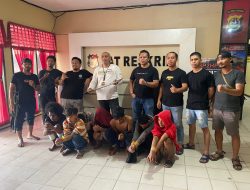 7 Pelaku Pengeroyokan di Bundaran Adi Bahasa berhasil diringkus Polisi