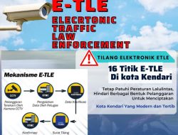 Hari ini Kamera Tilang Elektronik Mulai Berfungsi, Polresta Kendari: Selalu Patuhi Aturan Lalu Lintas