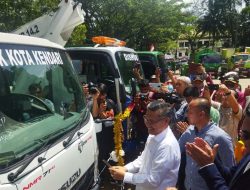 Sulkarnain Kadir Launching Mobil Road Sweeper, Pertama di Sultra