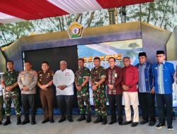Danrem 143/HO Hadiri Ground breaking pembangunan patung pahlawan nasional Oputa Yi Koo di Bau Bau