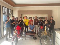 Dua Spesialis Pencuri Motor Trail di Kendari Diciduk Buser 77 Polresta Kendari