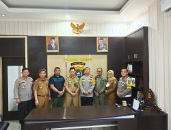 Hari Pertama Kerja, Pj Walikota Asmawa Tosepu Kunjungi Polresta Kendari