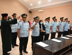 Sebanyak 13 Pejabat Lingkup Kemenkumham Sultra Resmi Berganti
