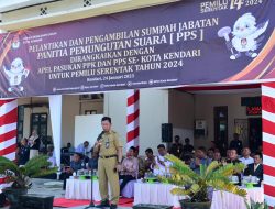 Sukseskan Pemilu 2024, Pejabat Wali Kota Kendari Tekankan Para PPS dan PPK Kedepankan Integritas