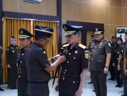 Kejati Sultra Gelar Upacara Pelantikan Pengambilan Sumpah dan Serah Terima Jabatan Pejabat Eselon II dan III