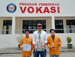 Dua Mahasiswa Program Pendidikan Vokasi UHO Sabet Juara Sekaligus Best Presentation Tingkat Nasional