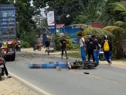 Hindari Ranting Pohon, Dua Pelajar Smk di Kendari Tewas Usai Tertabrak Truk Kontainer