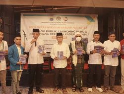 Peringati Harla PMII Ke-63, Ketua BPVP Kendari Launching Buku PKC PMII Sultra