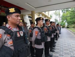 Polresta Kendari Siapkan 230 Personel Guna Amankan Malam Takbiran Hari Raya Idul Fitri 1444 H