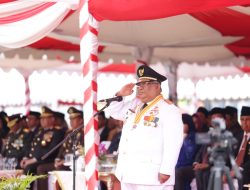 Ali Mazi Pimpin Upacara HUT Sultra terakhir Untuk Masa Bakti Pasangan “AMAN”
