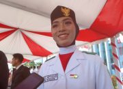 Alicia Septiasari, Tak Menyangka Bisa Terpilih dan Bertugas Pembawa Baki Pada Pengibaran Bendera HUT ke-78 RI di Sultra