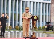 Pj Gubernur Pimpin Apel Upacara Gabungan bersama Jajaran Pemprov Sultra, berikut arahannya