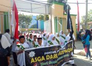 Sekiranya 15.000 Peserta Kirab Ramaikan Hari Santri Nasional di Kota Kendari, Sultra