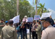 Tak Ditemui Pj Gubernur Sultra, Demo Jurnalis di Kendari Dibubarkan Satpol PP