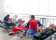 Peringati Hakordia, Inspektorat Kota Kendari Kumpulan 102 Kantong Darah