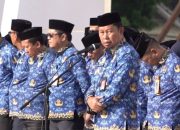 Pj. Wali Kota Kendari Tekankan Kedisiplinan Saat Pimpin Apel Gabungan