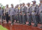 Apel  Gabungan Simulasi Pengamanan TPS dan Pelatihan SATLINMAS