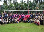 KKN-PPM UGM 2023-SG008 Satukan 3 Desa di Arena Voli, Sejarah Pertama di Kecamatan Laonti