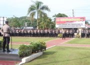602 Personel di Siagakan Polresta Kendari Guna Pengamanan TPS Pemilu 2024