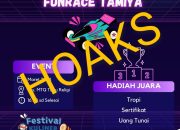 Ramadhan Funrace Tamiya Mengatas Namakan Dispar Sultra adalah Hoax