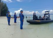 Tinjau Keamanan Pengunjung, Dit Polairud Polda Sultra Patroli Tempat Wisata Pulau Bokori dan Pantai Toronipa