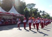 Ratusan Barisan SD dan SMP se-Kota Kendari, Tampil di Lomba Gerak Jalan Indah Peringati HUT RI ke-79