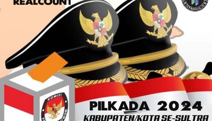 UPDATE Real Count Pilkada Kabupaten/Kota Se-Sulawesi Tenggara