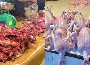 Jelang Nataru Harga Daging Sapi dan Ayam Potong di Tiga Pasar Tradisional Kota Kendari, Sultra Masih Normal