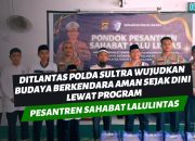 VIDEO: Ditlantas Polda Sultra Wujudkan Budaya Berkendara Aman Sejak Dini Lewat Program Pesantren Sahabat Lalu Lintas
