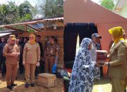 Walikota Kendari Kunjungi Korban Kebakaran Rumah di TPA Puuwatu Dihari Pertama Menjabat Wali Kota Kendari Sultra