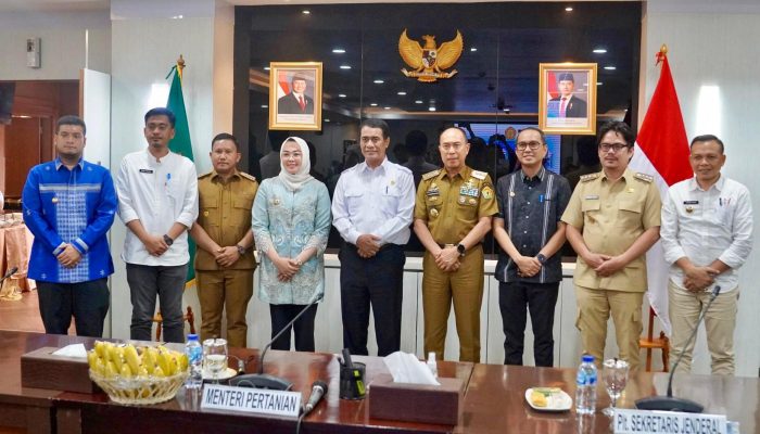 Kendari Siap Jadi Lokomotif Pertanian Sultra, Wali Kota Temui Mentan