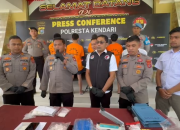 Video : Polresta Kendari Bongkar Peredaran Sabu 600 Gram, Empat Kurir Ditangkap