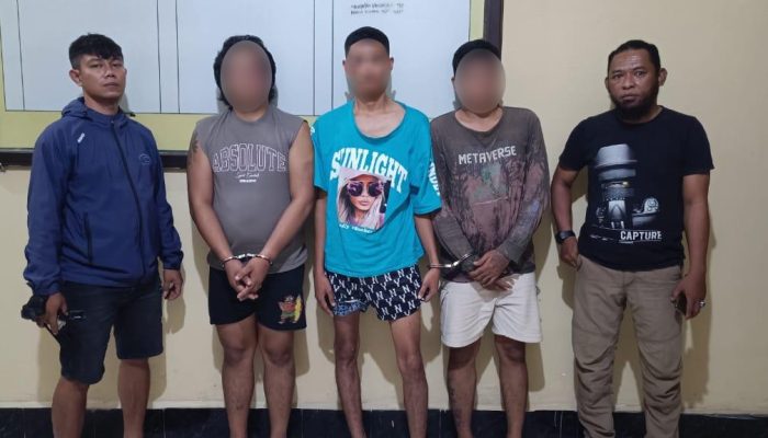 Operasi Pekat Anoa 2025, Tim Patroli Tangkap 3 Pemuda Pelaku Pengancaman dan Pemalakan Melalui Aplikasi Michat