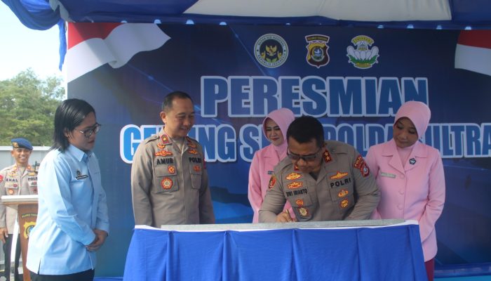 Kapolda Sultra Resmikan Gedung Satuan Pelayanan Pemenuhan Gizi