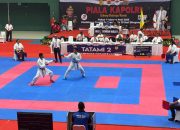 Empat Medali Diraih Tim Karate Polda Sultra di Kejurnas Karate Piala Kapolri 2025