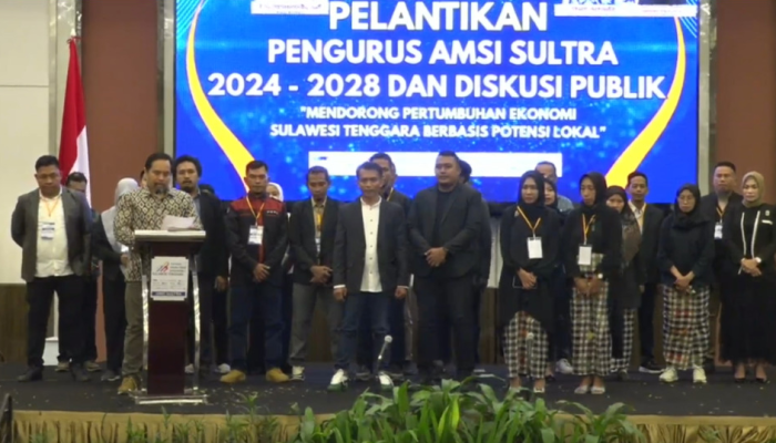 Pelantikan Pengurus AMSI Sultra 2024-2028, Harapan Besar Wujudkan Pers dan Bisnis Media yang Sehat