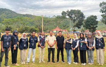 Camat Laonti Temu Diskusi Bersama Mahasiswa KKN UHO Batch II Namu